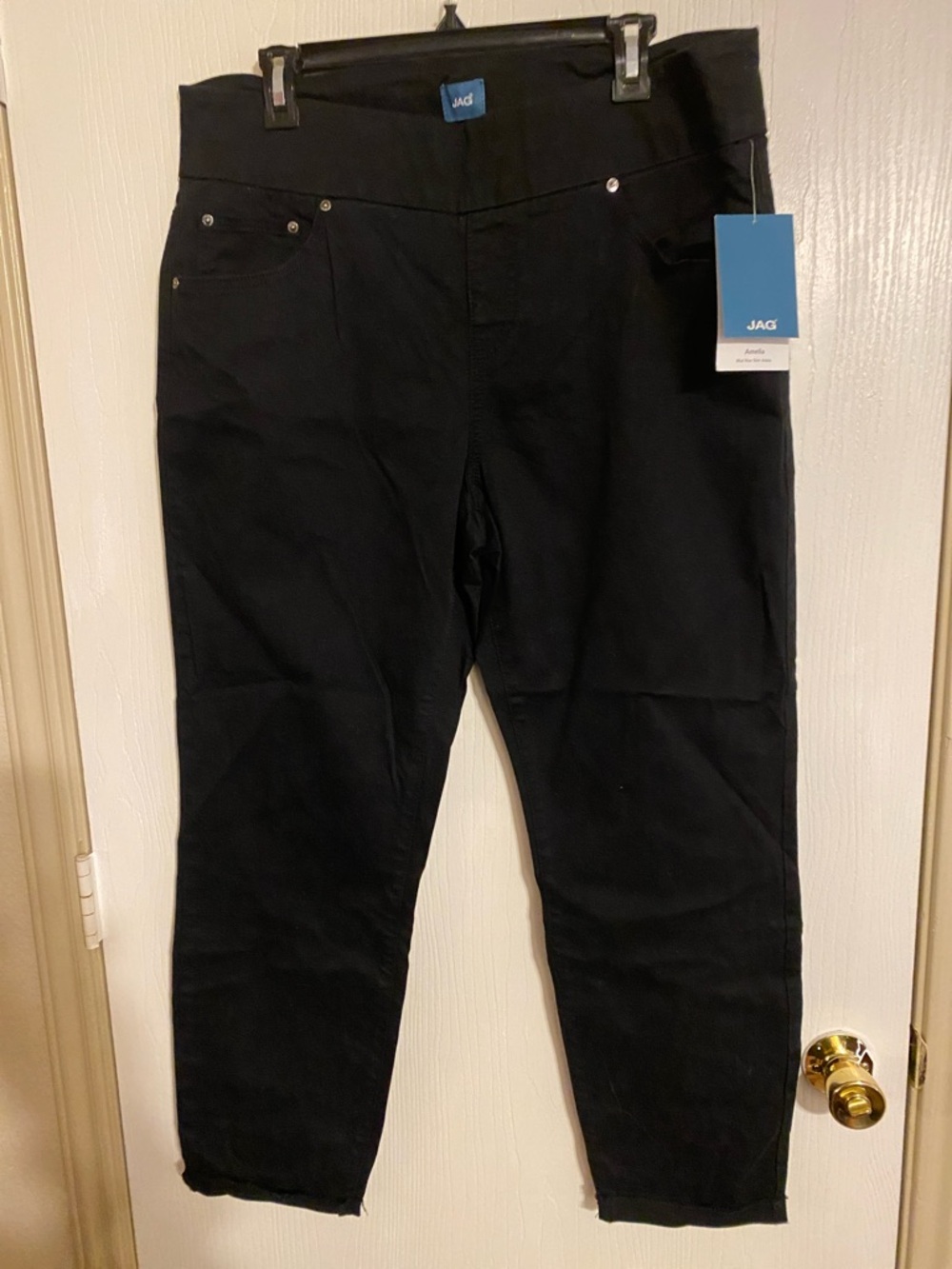 Jag Jeans Black Ankle Cropped Pants